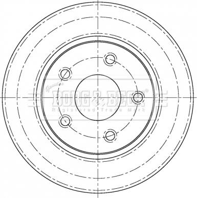 Borg & Beck BBD5374 - Brake Disc autospares.lv