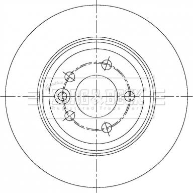 Borg & Beck BBD5377 - Brake Disc autospares.lv