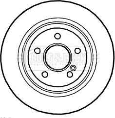 Borg & Beck BBD5299 - Brake Disc autospares.lv