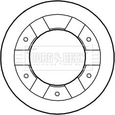 SBP 02-MI001 - Brake Disc autospares.lv