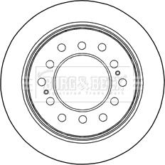Borg & Beck BBD5297 - Brake Disc autospares.lv