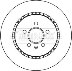 Borg & Beck BBD5246 - Brake Disc autospares.lv