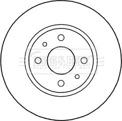 Borg & Beck BBD5242 - Brake Disc autospares.lv