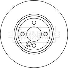 Borg & Beck BBD5247 - Brake Disc autospares.lv