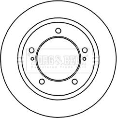 Borg & Beck BBD5251 - Brake Disc autospares.lv