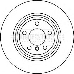 Borg & Beck BBD5260 - Brake Disc autospares.lv