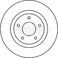 Borg & Beck BBD5261 - Brake Disc autospares.lv