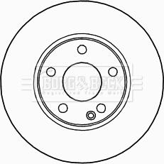 Borg & Beck BBD5267 - Brake Disc autospares.lv