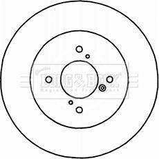 Borg & Beck BBD5209 - Brake Disc autospares.lv