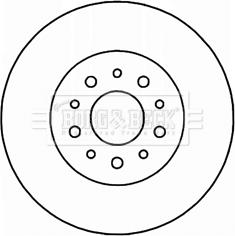 Borg & Beck BBD5204 - Brake Disc autospares.lv