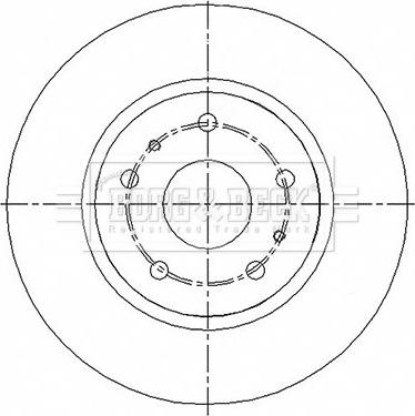 Borg & Beck BBD5207 - Brake Disc autospares.lv