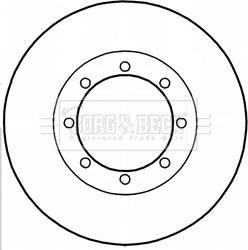 Borg & Beck BBD5212 - Brake Disc autospares.lv