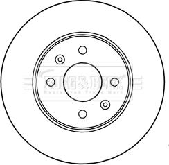 Borg & Beck BBD5239 - Brake Disc autospares.lv