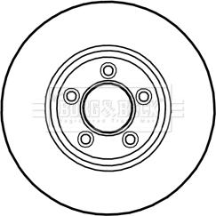 Borg & Beck BBD5275 - Brake Disc autospares.lv