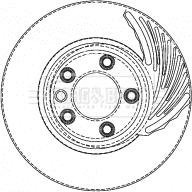 Borg & Beck BBD5759S - Brake Disc autospares.lv