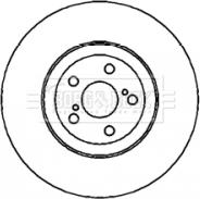 Borg & Beck BBD5712S - Brake Disc autospares.lv