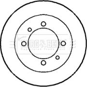 Borg & Beck BBD5731S - Brake Disc autospares.lv