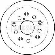 Borg & Beck BBD5775S - Brake Disc autospares.lv