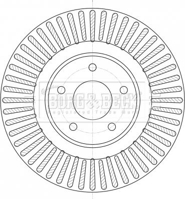 Borg & Beck BBD6099S - Brake Disc autospares.lv