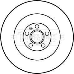 Borg & Beck BBD6050S - Brake Disc autospares.lv