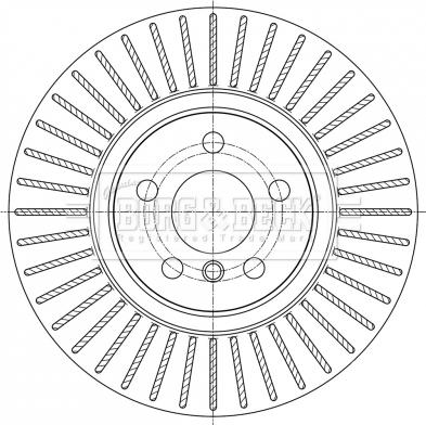 Borg & Beck BBD6072S - Brake Disc autospares.lv