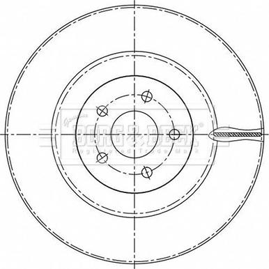 Borg & Beck BBD6209S - Brake Disc autospares.lv