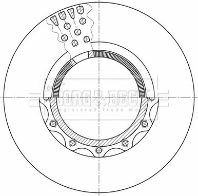 Borg & Beck BBD32656 - Brake Disc autospares.lv