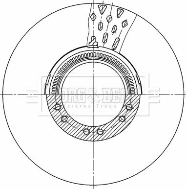 Borg & Beck BBD32663 - Brake Disc autospares.lv