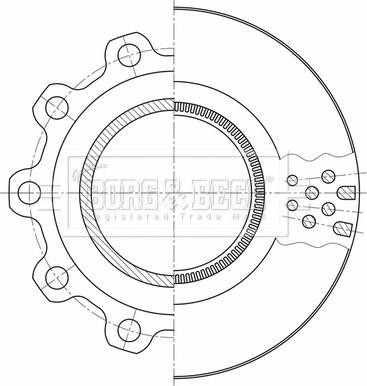 Borg & Beck BBD32624 - Brake Disc autospares.lv