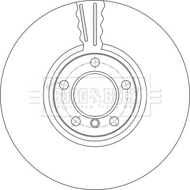 Borg & Beck BBD7001S - Brake Disc autospares.lv