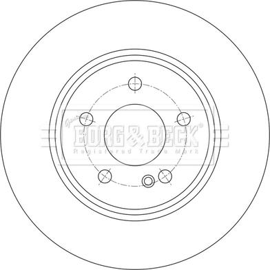 Borg & Beck BBD7019S - Brake Disc autospares.lv