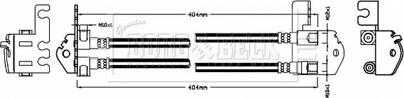 Borg & Beck BBH8762 - Brake Hose autospares.lv