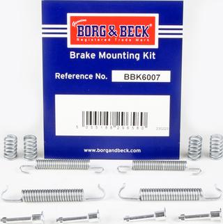 Borg & Beck BBK6007 - Accessory Kit, parking brake shoes autospares.lv