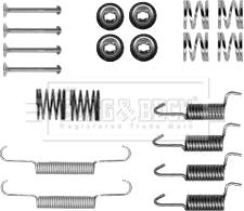 Borg & Beck BBK6233 - Accessory Kit, parking brake shoes autospares.lv