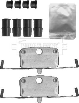 Borg & Beck BBK1559 - Accessory Kit for disc brake Pads autospares.lv