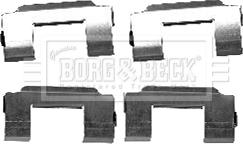 Borg & Beck BBK1583 - Accessory Kit for disc brake Pads autospares.lv