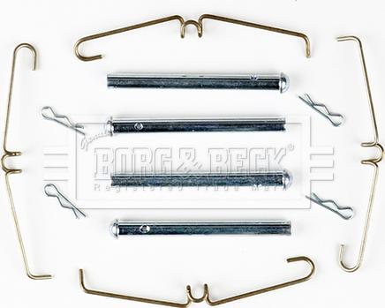 Borg & Beck BBK1068 - Accessory Kit for disc brake Pads autospares.lv