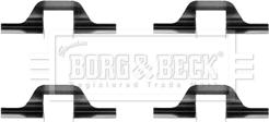 Borg & Beck BBK1392 - Accessory Kit for disc brake Pads autospares.lv
