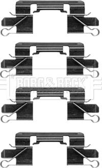 Borg & Beck BBK1397 - Accessory Kit for disc brake Pads autospares.lv
