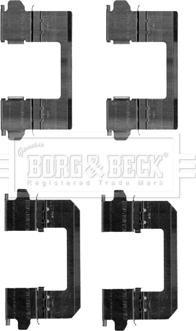 Borg & Beck BBK1256 - Accessory Kit for disc brake Pads autospares.lv