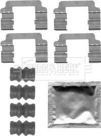 Borg & Beck BBK1265 - Accessory Kit for disc brake Pads autospares.lv