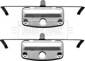 Borg & Beck BBK1236 - Accessory Kit for disc brake Pads autospares.lv