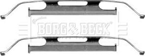 Borg & Beck BBK1231 - Accessory Kit for disc brake Pads autospares.lv