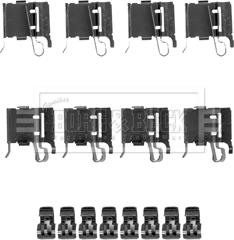 Borg & Beck BBK1225 - Accessory Kit for disc brake Pads autospares.lv