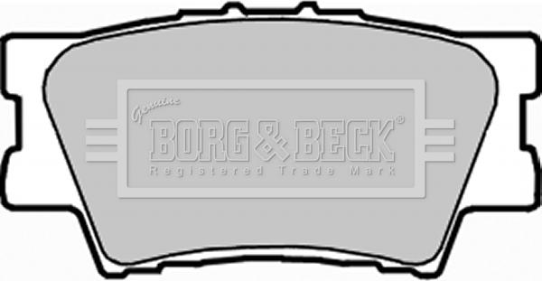 Borg & Beck BBP1990 - Brake Pad Set, disc brake autospares.lv