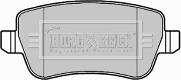 Borg & Beck BBP1992 - Brake Pad Set, disc brake autospares.lv