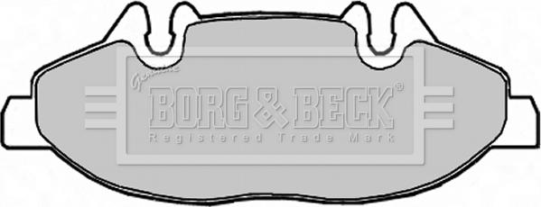 Borg & Beck BBP1949 - Brake Pad Set, disc brake autospares.lv