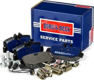 Borg & Beck BBP1958 - Brake Pad Set, disc brake autospares.lv