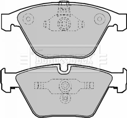 Borg & Beck BBP1969 - Brake Pad Set, disc brake autospares.lv