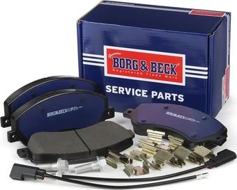 Borg & Beck BBP1964 - Brake Pad Set, disc brake autospares.lv